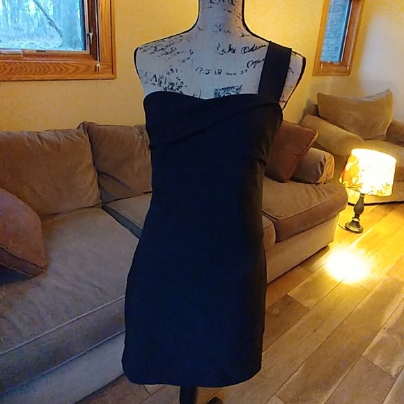 Black Deb Dress L - Picture 2 of 5